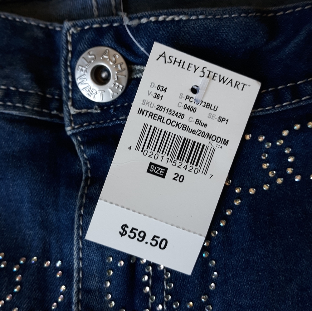 Ashley Stewart plus size 20 skinny jeans